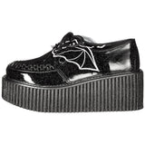 Demonia CREEPER-205 Black Glitter BAT WING Creepers - Shoecup.com - 6