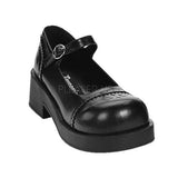 DEMONIA CRUX-07 Black Pu Platform Mary Jane - Shoecup.com