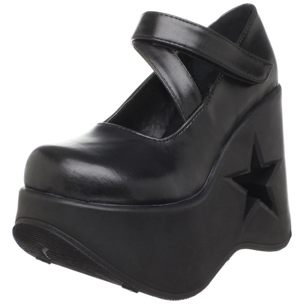 DEMONIA DYNAMITE-03 Black Pu Mary Jane - Shoecup.com - 1