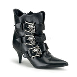 DEMONIA FURY-06 Black Nappa Pu Vegan Boots - Shoecup.com