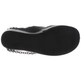 Demonia POISON-101 Black Vegan Leather Wedge Boots - Shoecup.com - 8