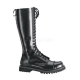 DEMONIA ROCKY-20 Men's Black Leather Steel Toe Boots - Shoecup.com