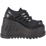 DEMONIA STOMP-08 BLACK CHUNKY PLATFORM SHOES - Shoecup.com - 5