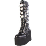 DEMONIA Women's SWING-815 Black Pu Vegan Boots - Shoecup.com - 1