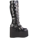 DEMONIA Women's SWING-815 Black Pu Vegan Boots - Shoecup.com - 5