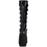 DEMONIA Women's SWING-815 Black Pat Vegan Boots - Shoecup.com - 3