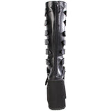 DEMONIA Women's SWING-815 Black Pu Vegan Boots - Shoecup.com - 3