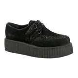 DEMONIA V-CREEPER-502S Men's Black Veggie Suede Creepers - Shoecup.com