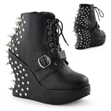 DEMONIA BRAVO-23 Black Pu Boots - Shoecup.com