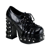 DEMONIA CHARADE-35 Black Pu Platform - Shoecup.com