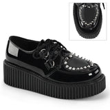 Demonia CREEPER-108 Black Patent Creepers - Shoecup.com