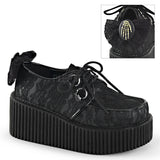 Demonia CREEPER-212 Black Vegan Leather Creepers - Shoecup.com