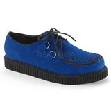 Demonia Men's CREEPER-602S Men's Royal Blue Suede Creepers - Shoecup.com