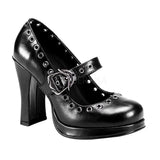 DEMONIA CRYPTO-05 Black Pu Platform Mary Jane - Shoecup.com