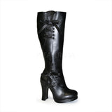 DEMONIA CRYPTO-300 Black Pu Vegan Boots - Shoecup.com