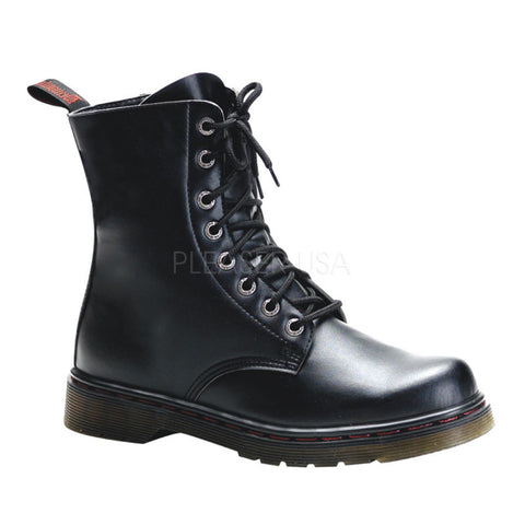 DEMONIA DISORDER-100 Men's Black Pu Vegan Boots - Shoecup.com