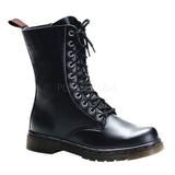 DEMONIA DISORDER-200 Men's Black Pu Vegan Boots - Shoecup.com