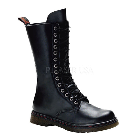 DEMONIA DISORDER-300 Men's Black Pu Vegan Boots - Shoecup.com