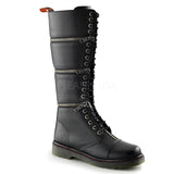 DEMONIA DISORDER-418 Men's Black Pu Vegan Boots - Shoecup.com