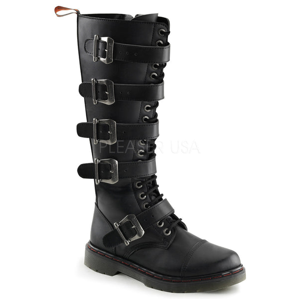 DEMONIA DISORDER-420 Men's Black Pu Vegan Boots - Shoecup.com