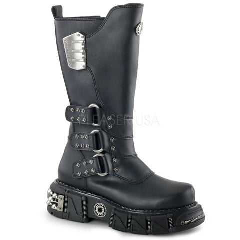 DEMONIA DMA-3003 Men's Black Pu Vegan Boots - Shoecup.com