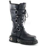 DEMONIA DMA-3005 Men's Black Pu Vegan Boots - Shoecup.com