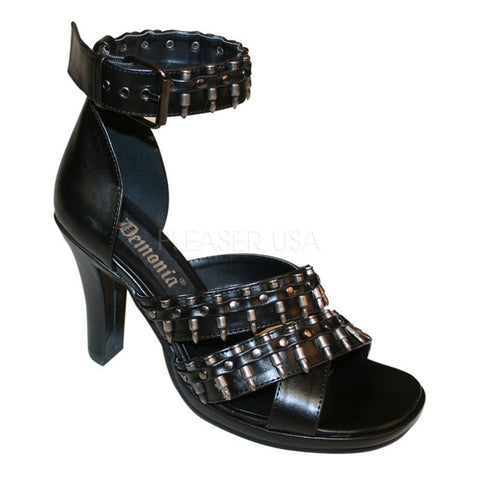 DEMONIA GLAM-43 Black Pu Platform - Shoecup.com