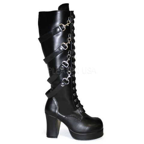 DEMONIA GOTHIKA-209 Black Pu Vegan Boots - Shoecup.com