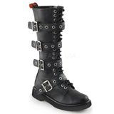 Demonia RIVAL-404 Black Vegan Leather Combat Boots - Shoecup.com