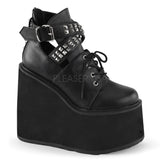 Demonia SWING-05 Black Vegan Leather Boots - Shoecup.com