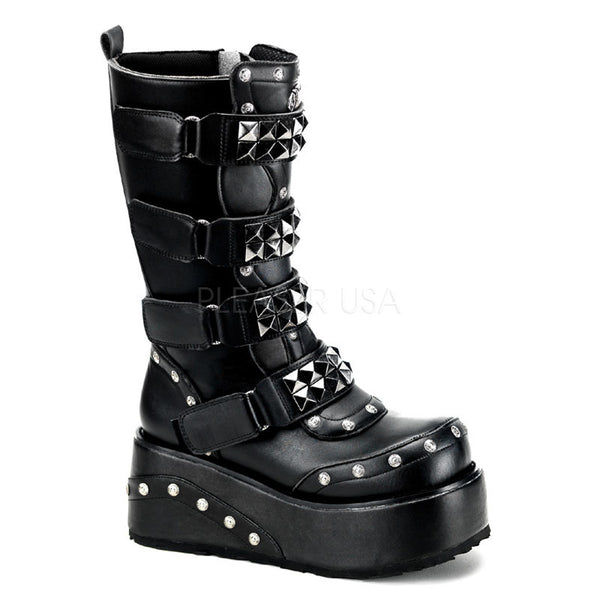 DEMONIA TRUCK-200 Men's Black Pu Vegan Boots - Shoecup.com