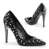 Demonia VOLTAGE-07 Black Pu Pumps - Shoecup.com