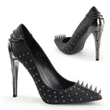 Demonia VOLTAGE-08 Black Pu Pumps - Shoecup.com