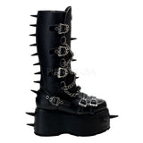 DEMONIA WICKED-808 Men's Black Pu Vegan Boots - Shoecup.com